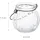 Relaxdays Windlicht 12er Set Glas Transparent