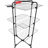 Vileda Mixer 3 Ultimate Turmwäscheständer Black Edition|Wäscheständer schwarz mit 30 m