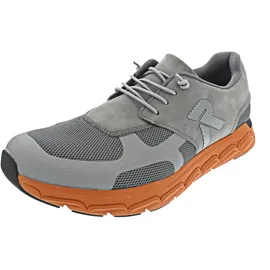 Rieker Preston Herren Weite E Grau/Orange 44