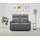 dorel home »Lugo, Kinosofa mit Reclinerfunktion in Kunstleder und Webstoff«, mit manueller Relaxfunktion in beiden Sitzen
