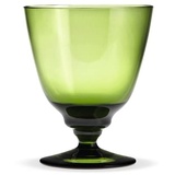 Holmegaard Glas mit Fuß 35 cl Flow aus mundgeblasenem Glas für Getränke, grün