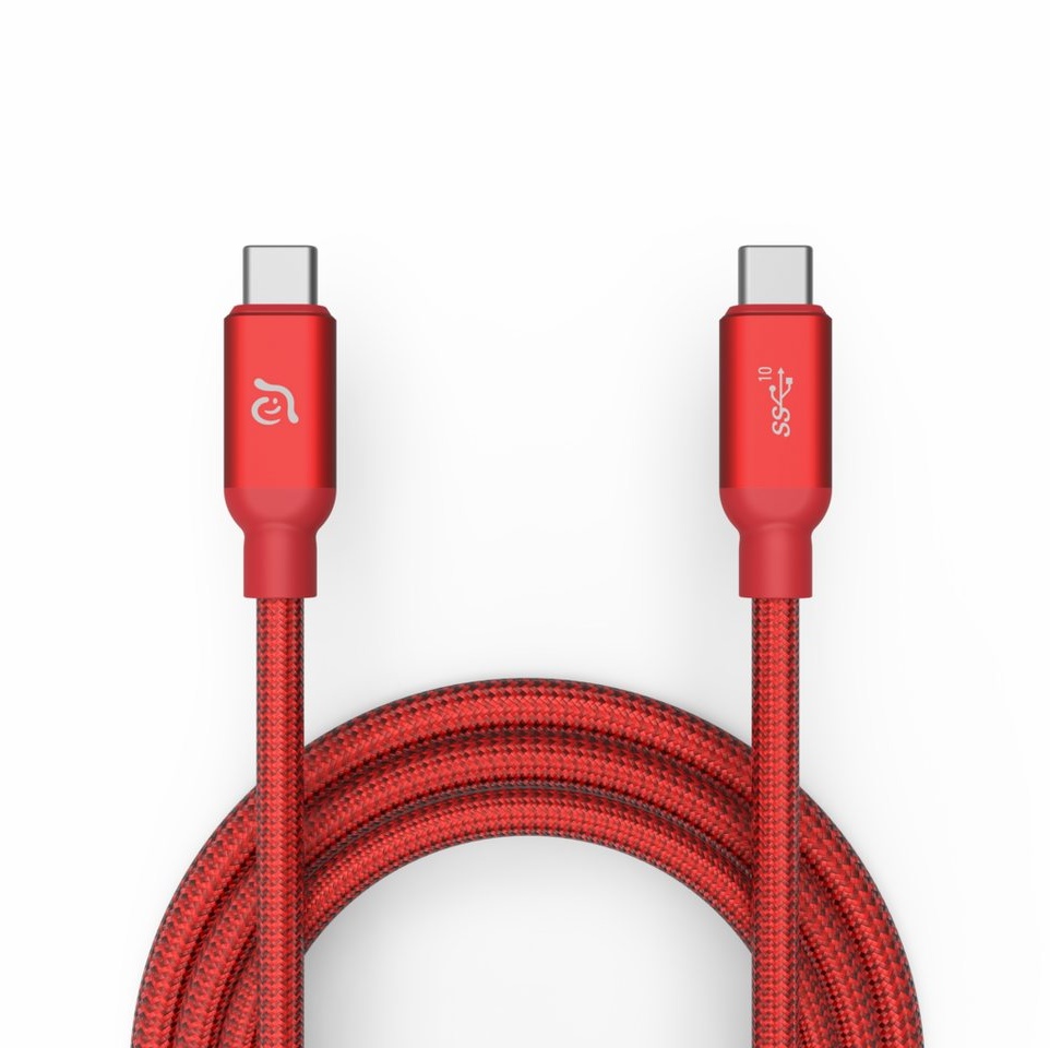 ADAM elements Adam Elements CASA C100+ - USB-C/USB-C Kabel - 1m, red Smartphone-Kabel rot