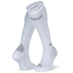 BV Sport Run Compression Chaussettes - Blanc - L