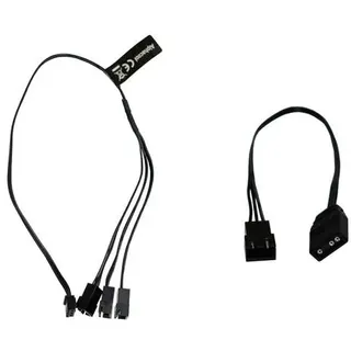 Alphacool PC-Lüfter Anschlusskabel Schwarz