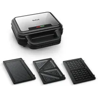 Tefal Ultracompact 3-In-1 Sandwich-Waffel-Panini Kombigerät SW383D10
