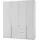 WIMEX Kinderkleiderschrank New York 180 x 208 cm weiß