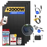 onPower: 2000 Watt Balkonkraftwerk - Ziegeldach (Einzelmontage) / ohne Speicher / 5m