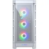 Cougar Duoface Pro RGB Mid Tower PC Gehäuse mit 2 Frontplatten und RGB Lüftern (Weiss)