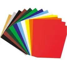 Folia Buntpapier gummiert 80 g/qm 12 Blatt
