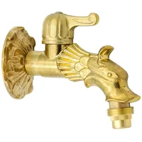 PUTEUS Nostalgie Auslaufventil 1/2 Zoll gold