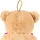 Brubaker Teddy Plüschbär mit Herz 25 cm Braun