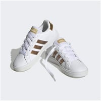 adidas Grand Court Sustainable Lace Shoes Sneaker, FTWWHT/FTWWHT/MAGOLD, 36 2/3 EU