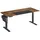 Songmics Höhenverstellbarer Schreibtisch 160 x 60 cm Vintagebraun/Mattschwarz