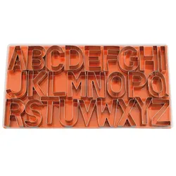 CUT-OUT S. Buchstaben groß 26 Stellen