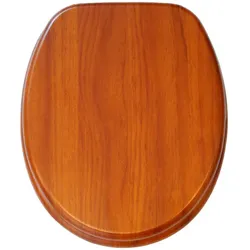 Sanilo WC-Sitz, BxL: 37,7 x 47 cm, Mahagoni - braun