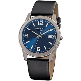 REGENT Herrenarmbanduhr Titan F-844 - Schwarz
