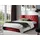 Mirjan24 Polsterbett Loloz Tap, Doppelbett mit Bettkasten und Kopfteil, Ehebett (Farbe: Mikrofaza 0034, Größe: 120x200 cm) - Rot