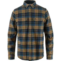 Fjällräven Singi Heavy Flannel Shirt, dark navy-buckwheat brown XS