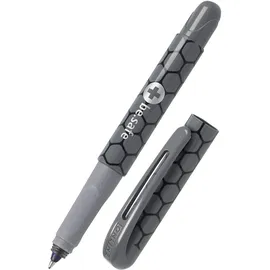 ONLINE USV-Systeme Online Tintenpatronen-Rollerball be.safe | antibakterielle Oberfläche | Rollerball für Rechtshänder & Linkshänder | ergonomisches Griffstück | Standar, 21592/3D, Schwarz be.safe