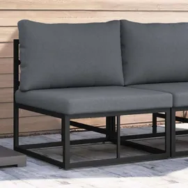 vidaXL Gartenmöbel Schwarz 70 x 70 x 32 cm Metall