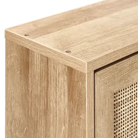 Beliani Bad-Wandschrank 40 cm Hellbraun