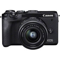 Canon EOS M6 Mark II schwarz + EF-M 15-45 mm IS STM