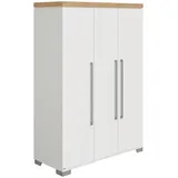 Paidi Kinderkleiderschrank Kira 135,3 x 193,1 x 55,6 cm Eiche weiß