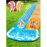 JOYIN 685 cm Rutsche mit 2 Bodyboards Rasen Wasserrutsche mit Sprinkler