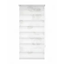 GARESA Doppelrollo Blume 60 x 150 cm grau