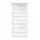 GARESA Doppelrollo Blume 60 x 150 cm grau