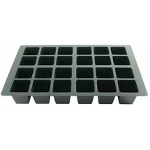 Siena Garden Topfplatte 335 x 220 x 50 mm mit 24 Töpfen aus Kunststoff Ø 4,5 cm