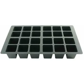 Siena Garden Topfplatte 335 x 220 x 50 mm mit 24 Töpfen aus Kunststoff Ø 4,5 cm
