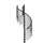 Minka Spindeltreppe Spiral Effect 38 305,5 cm Aluminium/Holz/Metall