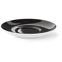Dibbern Untertasse Dibbern Solid Color Untertasse zur Cappuccinotasse schwarz