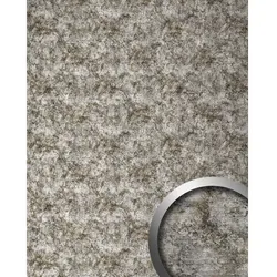 wallface Dekorpaneele, Retro/Vintage, glatt - silberfarben