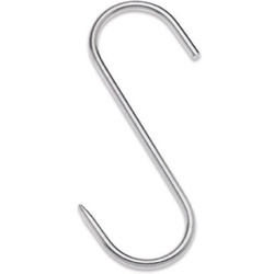 Giesser S-Haken, Aufhänger aus Edelstahl, Aufhänger für Geschirr, Pfannen, Töpfe und andere Utensilien, 1 Packung = 10 Stück, Länge: 14 cm, 35 kg