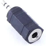 REY Adapter Konverter von Mini Jack 2,5 mm männlich auf 3,5 mm weiblich