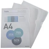 Exacompta Aktensichthülle Papier A4 50850E 110g transparent 50St./Pack.