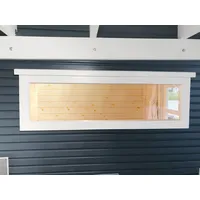 Wolff Finnhaus Einzel-Fenster 26,5 x 100 cm Weiß
