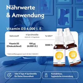 Vitamin D3 4000 I.E. Mediakos Vital Spray