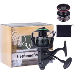 Freilaufrolle Angelrolle mit 2 Spulen 5+1BB Freerunner Reel 5000 0.5kg