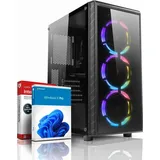 shinobee High-End Gaming PC AMD Ryzen 9 6900HX 16 Threads 4.90GHz • 8GB AMD Radeon RX 580 • 32 GB DDR5-4800 • 1000GB SSD • Windows 11 • WLAN • Gamer PC Computer Gaming Rechner | 7926