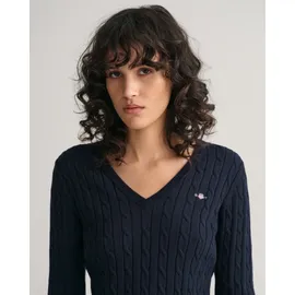 GANT Zopfstrickpullover Blau L
