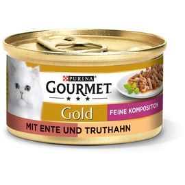 Purina Gourmet Gold Feine Komposition Ente & Truthahn 12 x 85 g