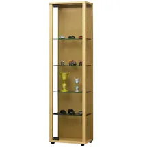 VCM my home Edana Mini Vitrine buche 4 Fachböden