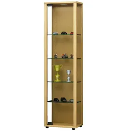VCM my home Edana Mini Vitrine buche 4 Fachböden