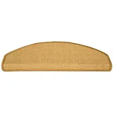 Kettelservice-Metzker Kettelservice-Metzker® Stufenmatten Sisal New Halbrund in versch. Farben und Set Varianten Creme 18 Stück