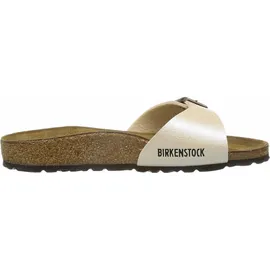 Birkenstock Madrid Vegan Birko-Flor schmal graceful pearl white 41