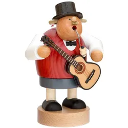 KWO Erzgebirge Räuchermann Gitarrist Höhe 18 cm