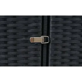 Mendler 3er-Mülltonnenverkleidung HWC-E25 schwarz